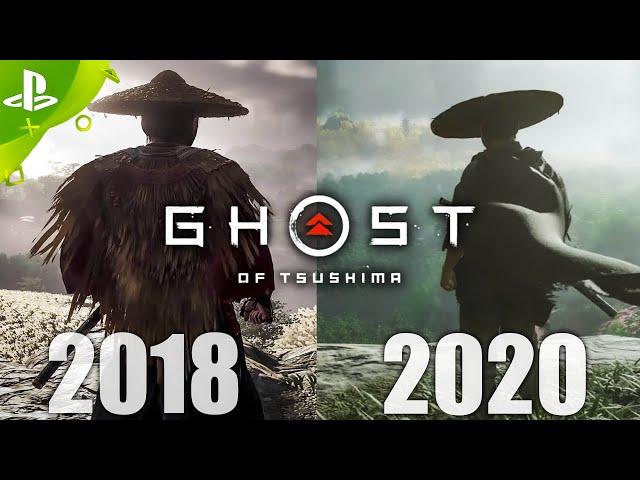 Ghost of Tsushima  Graphics Downgrade 2018 vs 2020 PS4 | #BLACKRINSLER