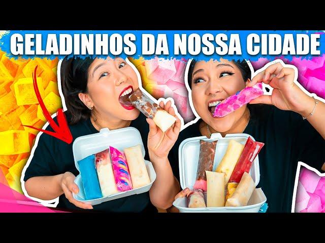 PROVANDO GELADINHO GOURMET DA NOSSA CIDADE | Blog das irmãs