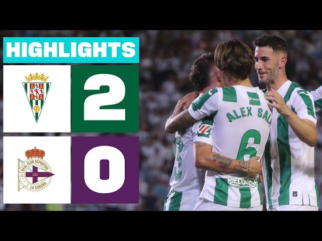 CÓRDOBA CF 2 - 0 RC DEPORTIVO | HIGHLIGHTS LALIGA HYPERMOTION