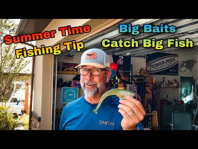 Big Baits Catch Big Fish! - Summer Time Fishing Tip