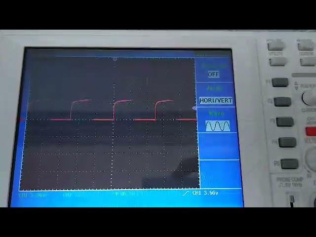 An amplifier for RGB led strip. Oscillograms.