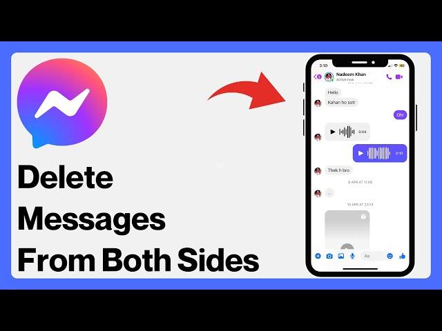 How To Delete Messenger Messages From Both Sides Permanently!