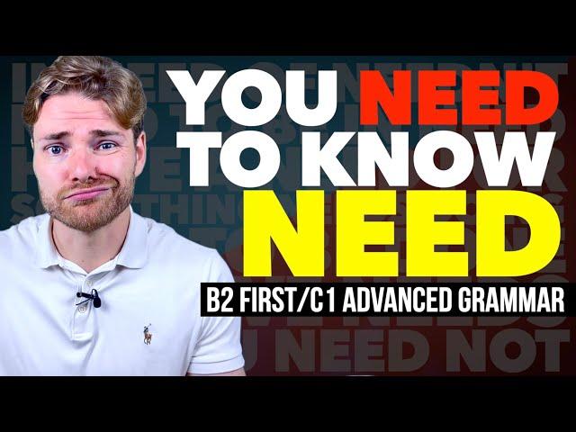 You NEED to know THIS! - ESSENTIAL B2 First/C1 Advanced Grammar