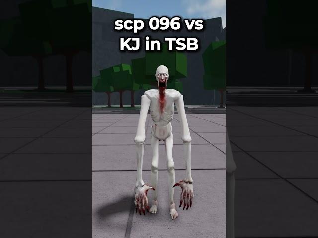 KJ vs SCP 096 in The Strongest Battlegrounds Part 1 #thestrongestbattlegrounds