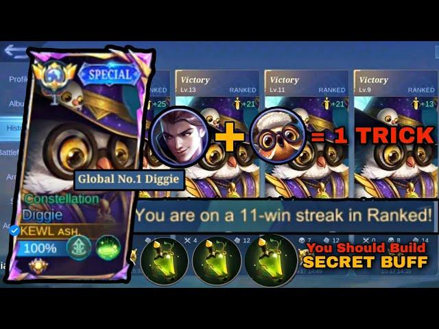 NEW DIGGIE 1 TRICK BUILD!! Auto Winstreak  ( Diggie and Claude 1 Trick Winstreak)