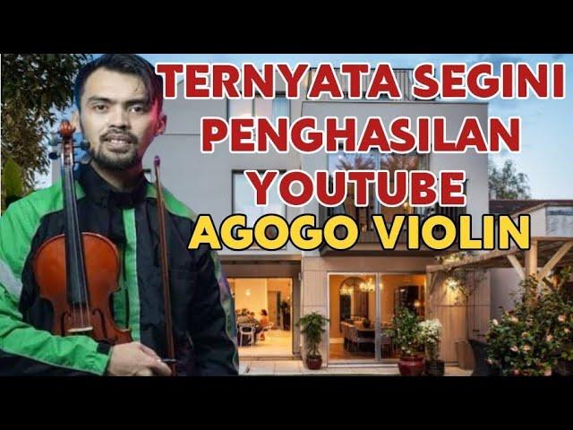 Fantastis, Terbaru segini gaji Agogo violin dari YouTube