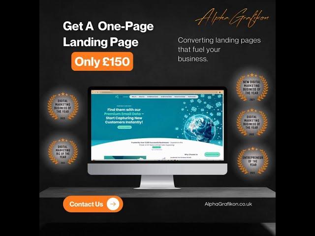 One Page Landing Page