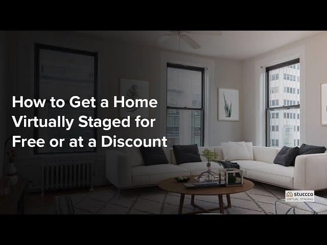 Free virtual staging: learn how to get a home virtually staged for free or at a discount