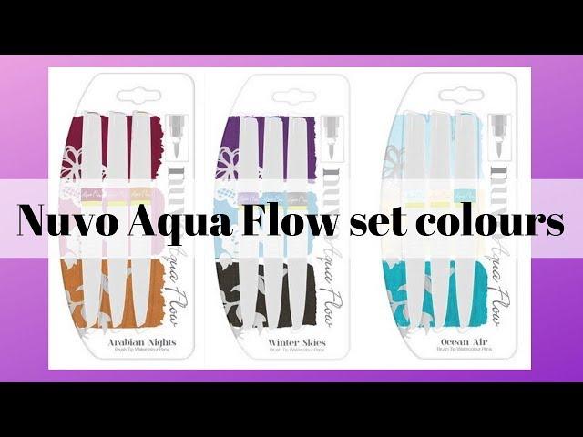 Nuvo Aqua Flow set colours