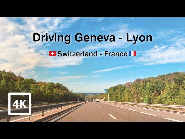 Scenic Drive | Journey from Geneva to Lyon via Europe's Most Beautiful Roadway, Unforgettable Voyage