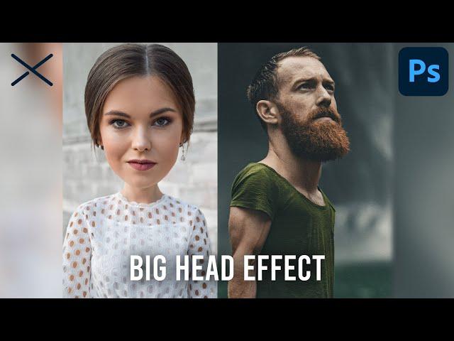 BIG HEAD Effect in Photoshop CC | Bobblehead & Comic Style Tutorial