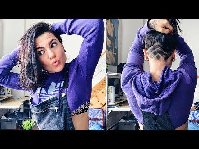 SHAVING MY HEAD | Nape Undercut and Design