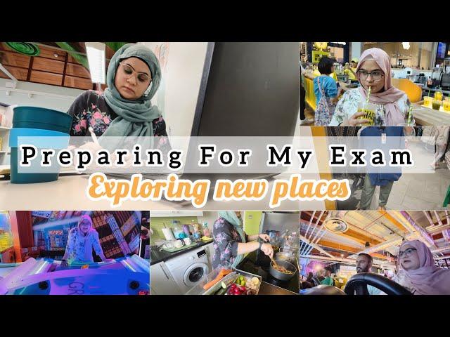 Preparing For My Exam & Exploring Fun Places | Super Productive Day ️