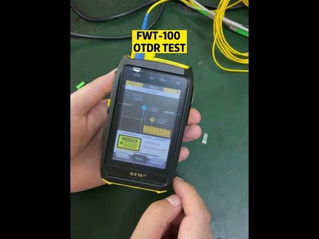 Mini OTDR Active Fiber Live Test 1550nm 20dB Optical Fiber Reflectometer Touch Screen OPM VFL OLS