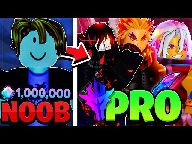 I Went NOOB to PRO In ONE Video on Anime Vanguards! [Full Movie]