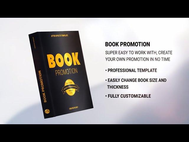 Book Launch Promo Video - After Effects Template