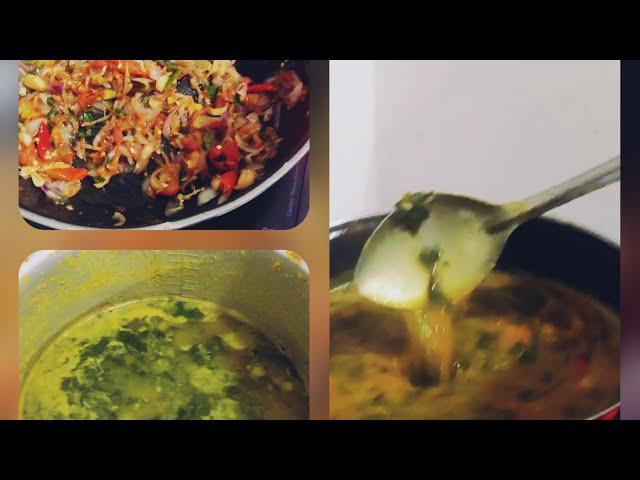 how to cook palak dal in Kerala style/// it's was so yummy