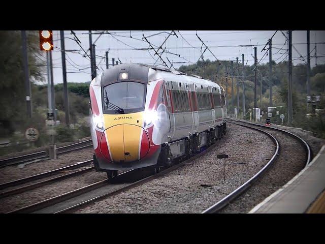 Trains at Sandy (ECML) 14/10/24