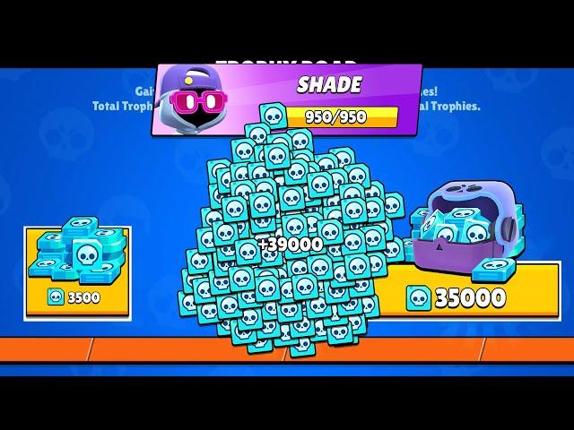 WHAAT!!! UPDATE CREDITS!!!  NEW BRAWLER "SHADE" 10.000 TROPHY ROAD! BRAWL STARS UPDATE!!