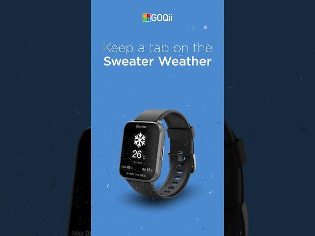 GOQii Smart Vital Ultra | Weather updates on your wrist