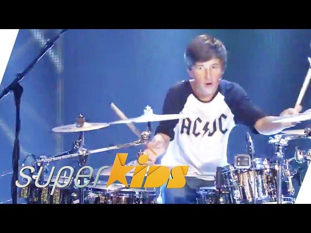 Incredible drum skills of 13yrs old: Nirvana, Foo Fighters, Greenday | Superkids