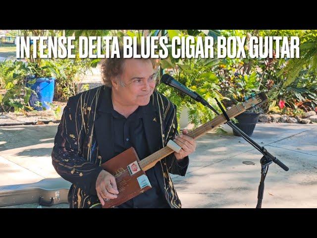 Steve Arvey Intense Delta Blues 3 String Cigar Box Guitar Version Of Mississippi Winds