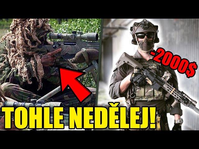 5 CHYB které dělá 90% ZAČÍNAJÍCÍCH AIRSOFTOVÝCH HRÁČŮ! | Airsoft CZ/SK