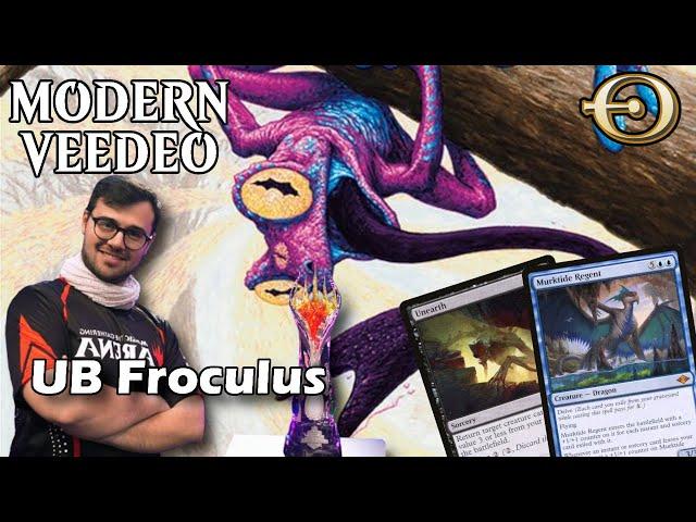 Undefeated! Clean 5-0  no losses with UB Froculus! | Modern | MTGO