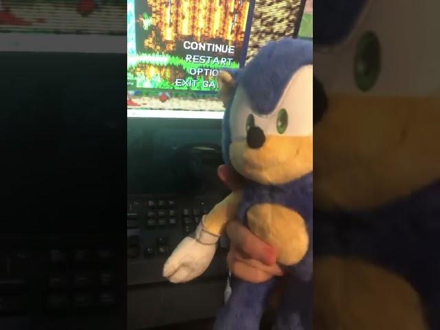 Sonic’s computer is acting up apparently