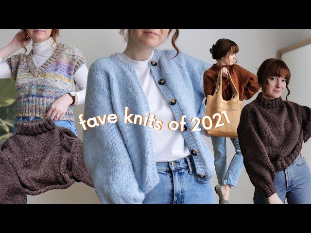 My Most Worn Handmade Knits of 2021 // well-loved pieces in my closet | VIVAIA