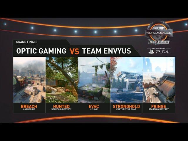 OpTic Gaming Vs EnVyUs Grand Final Match 1 | MLG Orlando Open 2016 Day 3