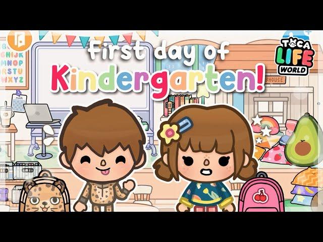 First day of kindergarten!!  *WITH VOICE* II Toca boca Roleplay