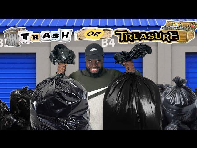 Bought This $10 Abandoned Storage Unit FULL Of Trash Bags! | Storage Wars