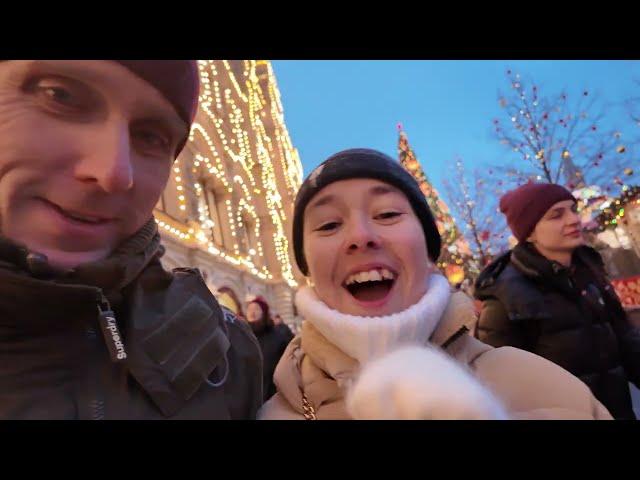 Winter Magic at Moscow’s Red Square: Festive Market, Rides, and Family Fun!