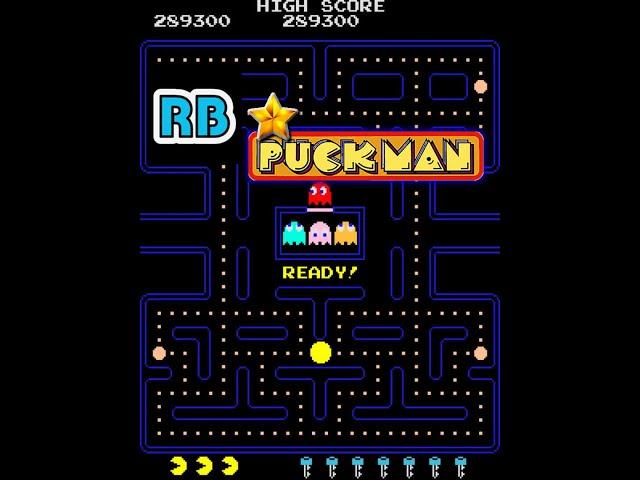 1980 [60fps] PuckMan 300000pts Nomiss