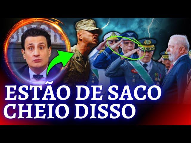 Bastidores do exército  A tropa está de saco cheio disso