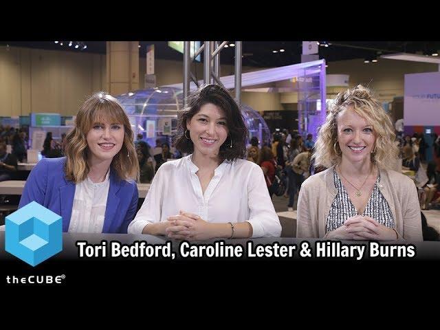 Tori Bedford, Caroline Lester & Hilary Burns, GroundTruth Project, Grace Hopper Celebration 2017