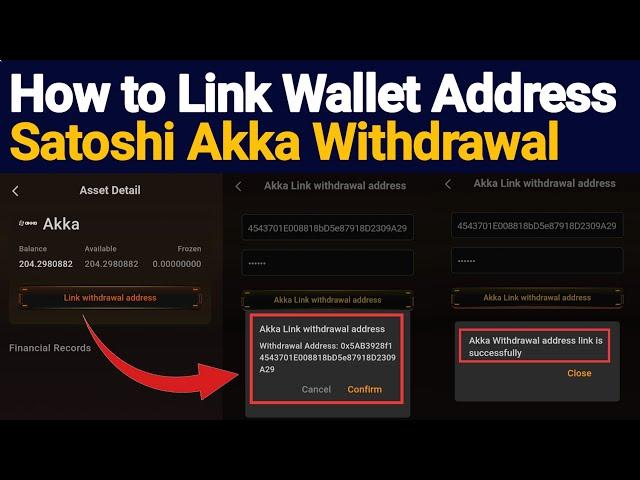 Satoshi Akka Withdrawal Full Method | Link Withdraw Address | Satoshi Mining App New Update