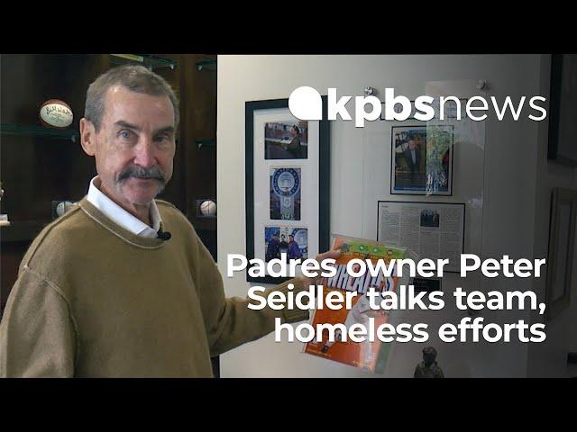 Padres owner Peter Seidler talks team, homeless efforts