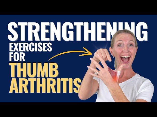 3 Strengthening Exercises for Thumb Arthritis. Work This ONE Muscle for Arthritis Pain Relief!