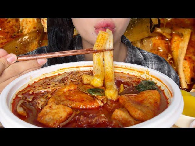 Korean spicy food, malatang mukbang