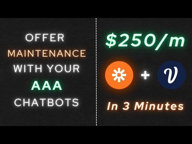 The Secret to Earning $250/m for Every AAA Chatbot Sold!