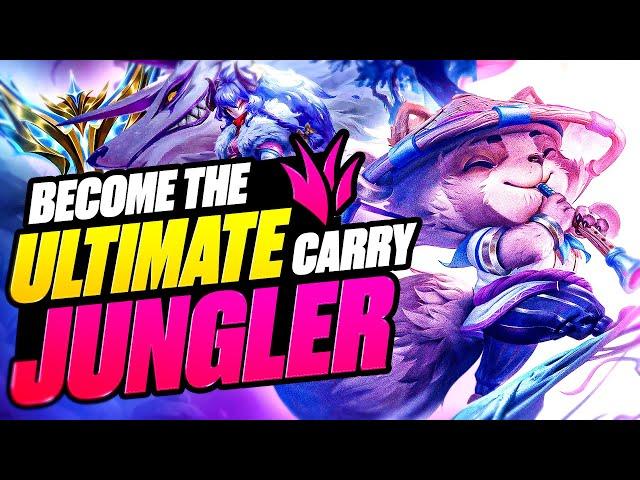 How To ACTUALLY Become A S+ Total CARRY Jungler! (Get MVP Every Game ft TEEMO JUNGLE)