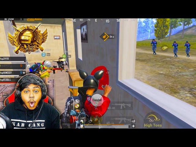 WORLD's Fastest 180 Degree 1vs4 REFLEX Clutch Conqueror Zhyrx Gaming BEST Moments in PUBG Mobile