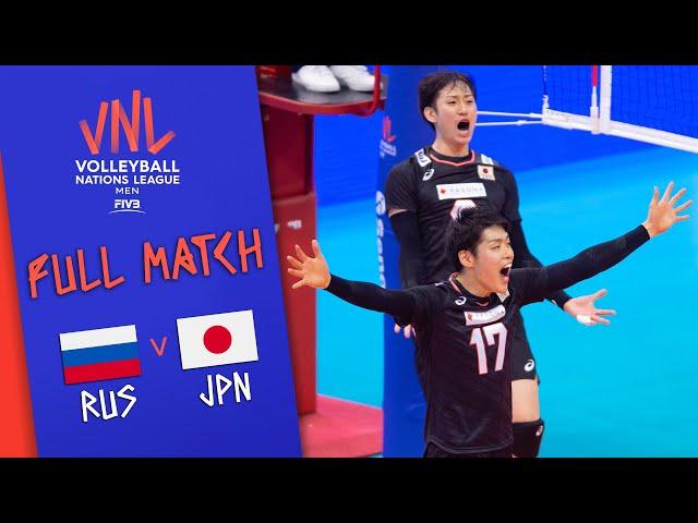 Russia Japan - Full Match | Men’s Volleyball Nations League 2019