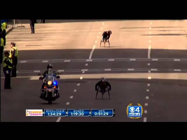 Tatyana McFadden Wins Boston Marathon Women's Wheelchair Race