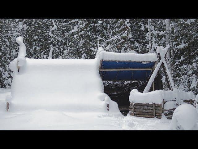 Solo Wintertime Overnighter at my Long-term Camp - Camp Firlend