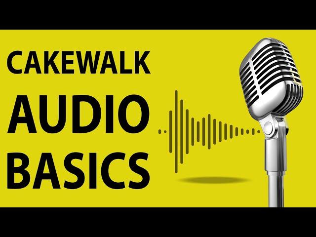 How To Use Cakewalk by Bandlab -  Audio Basics