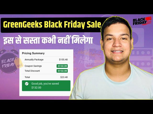 Greengeeks Black Friday Sale 2024  | Huge Discount upTo 86% OFF 