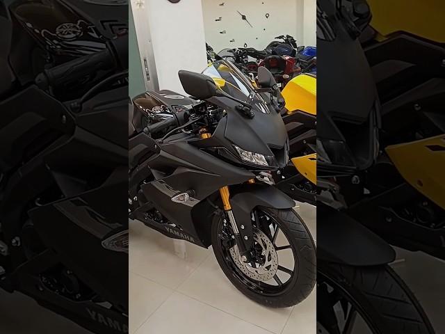 Yamaha R15 V3 Matte Black Colour Indonesia Version 2024 Review #shorts #r15v3 #newtoyou #bikecity